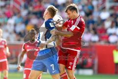 1. BL - Saison 2016/2017 - FC Ingolstadt 04 - Hertha BSC - Markus Suttner (#29 FCI) - Alexander Esswein (#7 Hertha) -Foto: Meyer Jürgen