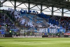 1. BL - Saison 2016/2017 - FC Ingolstadt 04 - FC Schalke 04 - Fans - Choreo - Foto: Meyer Jürgen