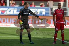 1. BL - Saison 2016/2017 - FC Ingolstadt 04 - TSG 1899 Hoffenheim - Ørjan Nyland (#26 FCI) - Marvin Matip (#34 FCI) - Foto: Meyer Jürgen