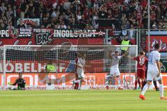 1. Bundesliga - Fußball - FC Ingolstadt 04 - TSG 1899 Hoffenheim - Pavel Kaderabek (TSG 3) trifft zum 0:2 gegen Torwart Örjan Haskjard Nyland (1, FCI), Sandro Wagner (TSG 14) jubelt Tor,