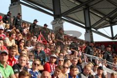 1. BL - Saison 2016/2017 - FC Ingolstadt 04 - TSG 1899 Hoffenheim - Polizei - Sicherheitskräfte auf den Rängen - Foto: Meyer Jürgen