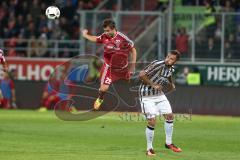 1. Bundesliga - Fußball - FC Ingolstadt 04 - Eintracht Frankfurt - 0:2 - oben Markus Suttner (29, FCI)