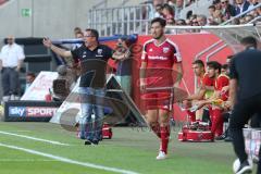 1. Bundesliga - Fußball - FC Ingolstadt 04 - Hertha BSC Berlin - Cheftrainer Markus Kauczinski (FCI) beschwert sich