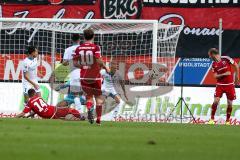 1. BL - Saison 2016/2017 - FC Ingolstadt 04 - TSG 1899 Hoffenheim - Stefan Lex (#14 FCI) mit einem Schuss auf das Tor - Foto: Meyer Jürgen