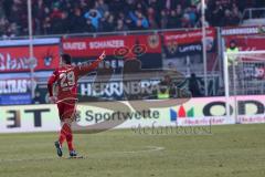 1. Bundesliga - Fußball - FC Ingolstadt 04 - Hamburger SV HSV - Tor Markus Suttner (29, FCI)  Jubel