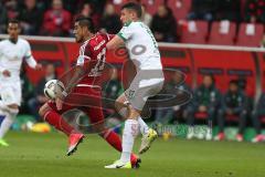 1. BL - Saison 2016/2017 - FC Ingolstadt 04 - SV Werder Bremen - Lezcano Farina,Dario (#37 FCI) - Veljkovic Milos Bremen - Foto: Meyer Jürgen