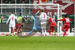1. BL - Saison 2016/2017 - FC Ingolstadt 04 - 1.FC Köln - Lezcano Farina,Dario (#37 FCI) trifft zum 1:1 Ausgleichstreffer - Tor - Jubel - Foto: Meyer Jürgen