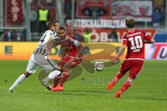 1. Bundesliga - Fußball - FC Ingolstadt 04 - Eintracht Frankfurt - 0:2 - Marco Russ (4 Frankfurt) Marvin Matip (34, FCI) Pascal Groß (10, FCI)