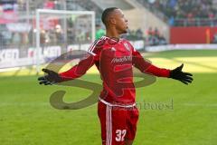 1. BL - Saison 2016/2017 - FC Ingolstadt 04 - FC Bayern München - Marcel Tisserand (#32 FCI) unzufrieden mit der Schiedsrichterentscheidung - Foto: Meyer Jürgen