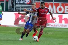 1. BL - Saison 2016/2017 - FC Ingolstadt 04 - Hertha BSC - Marvin Matip (#34 FCI) - Alexander Esswein (#7 Hertha) - Foto: Meyer Jürgen