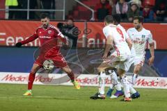 1. Bundesliga - Fußball - FC Ingolstadt 04 - Hamburger SV HSV - Anthony Jung (3, FCI) Kyriakos Papadopoulos (9 HSV)