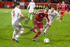 1. BL - Saison 2016/2017 - FC Ingolstadt 04 - 1.FC Köln - Florent Hadergjonaj (#33 FCI) am Boden - - Foto: Meyer Jürgen