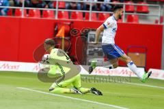 1. BL - Saison 2016/2017 - FC Ingolstadt 04 - FC Schalke 04 - Ørjan Nyland (#26 FCI) fängt den Ball sicher - Foto: Meyer Jürgen