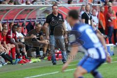 1. Bundesliga - Fußball - FC Ingolstadt 04 - Hertha BSC Berlin - Cheftrainer Markus Kauczinski (FCI) am Spielfeldrand