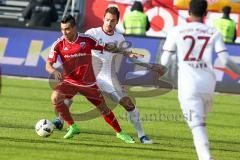 1. BL - Saison 2016/2017 - FC Ingolstadt 04 - FC Bayern München - Lezcano Farina,Dario (#37 FCI) - Foto: Meyer Jürgen