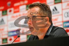 1. Bundesliga - Fußball - FC Ingolstadt 04 - Hertha BSC Berlin - 0:2 Niederlage FCI, Pressekonferenz Cheftrainer Markus Kauczinski (FCI)