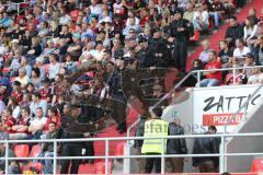 1. BL - Saison 2016/2017 - FC Ingolstadt 04 - TSG 1899 Hoffenheim - Polizei - Sicherheitskräfte auf den Rängen - Foto: Meyer Jürgen