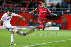 1. BL - Saison 2016/2017 - FC Ingolstadt 04 - 1.FC Köln - Lezcano Farina,Dario (#37 FCI) - Grätsche - Foto: Meyer Jürgen