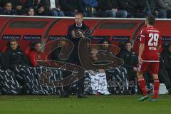 1. BL - Saison 2016/2017 - FC Ingolstadt 04 - VFL Wolfsburg - Maik Walpurgis (Trainer FCI) - Foto: Meyer Jürgen