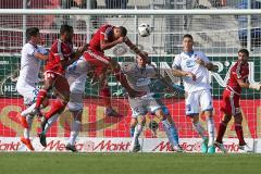 1. BL - Saison 2016/2017 - FC Ingolstadt 04 - TSG 1899 Hoffenheim - Marcel Tisserand (#32 FCI)  beim Kopfball  - Foto: Meyer Jürgen