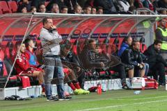 1. Bundesliga - Fußball - FC Ingolstadt 04 - Eintracht Frankfurt - 0:2 - ratlos Cheftrainer Markus Kauczinski (FCI)