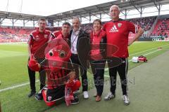 1. Bundesliga - Fußball - FC Ingolstadt 04 - Bayer 04 Leverkusen - Schanzengeber mit Schanzi