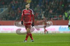 1. Bundesliga - Fußball - FC Ingolstadt 04 - VfL Wolfsburg - vergebene Chance, Mathew Leckie (7, FCI) ärgert sich