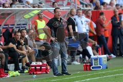 1. Bundesliga - Fußball - FC Ingolstadt 04 - Hertha BSC Berlin - Cheftrainer Markus Kauczinski (FCI) am Spielfeldrand, schreit rein