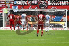 1. BL - Saison 2016/2017 - FC Ingolstadt 04 - TSG 1899 Hoffenheim - Lukas Hinterseer (#16 FCI) schiesst den Elfmeter zum 1:2 Anschlusstreffer - Foto: Meyer Jürgen