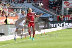 1. Bundesliga - Fußball - FC Ingolstadt 04 - TSG 1899 Hoffenheim 1:2 - Pavel Kaderabek (TSG 3) und Tobias Levels (28, FCI)