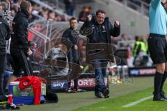 1. Bundesliga - Fußball - FC Ingolstadt 04 - Borussia Dortmund - Cheftrainer Markus Kauczinski (FCI) ärgert sich