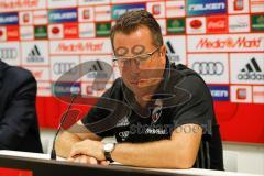 1. Bundesliga - Fußball - FC Ingolstadt 04 - Hertha BSC Berlin - 0:2 Niederlage FCI, Pressekonferenz Cheftrainer Markus Kauczinski (FCI)