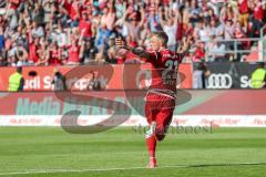 1. Bundesliga - Fußball - FC Ingolstadt 04 - Bayer 04 Leverkusen - Tor Jubel 1:0 Führung durch Sonny Kittel (21, FCI)