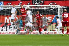 1. BL - Saison 2016/2017 - FC Ingolstadt 04 - TSG 1899 Hoffenheim - Max Christiansen (#19 FCI)  beim Kopfball - Foto: Meyer Jürgen