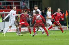 1. BL - Saison 2016/2017 - FC Ingolstadt 04 - 1.FC Köln - Lezcano Farina,Dario (#37 FCI) - Almog Cohen (#36 FCI) - Foto: Meyer Jürgen