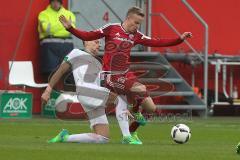 1. BL - Saison 2016/2017 - FC Ingolstadt 04 - SV Werder Bremen - Florent Hadergjonaj (#33 FCI) - Foto: Meyer Jürgen