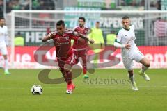 1. Bundesliga - Fußball - FC Ingolstadt 04 - Werder Bremen - Darío Lezcano (11, FCI) Maximilian Eggestein (35 Bremen)