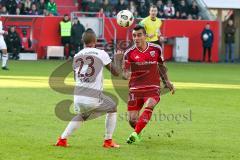 1. BL - Saison 2016/2017 - FC Ingolstadt 04 - FC Bayern München - Lezcano Farina,Dario (#37 FCI) - Arturo Vidal weiss FC Bayern München - Foto: Meyer Jürgen