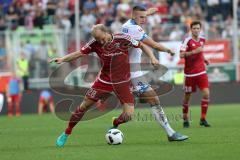 1. Bundesliga - Fußball - FC Ingolstadt 04 - TSG 1899 Hoffenheim 1:2 - Angriff Tobias Levels (28, FCI) und Pavel Kaderabek (TSG 3)