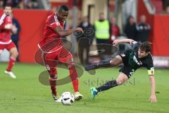 1. BL - Saison 2016/2017 - FC Ingolstadt 04 - FC Augsburg - Roger de Oliveira Bernardo (#8 FCI) - Foto: Meyer Jürgen