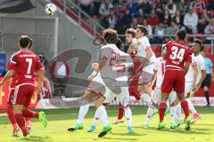 1. Bundesliga - Fußball - FC Ingolstadt 04 - 1. FSV Mainz 05 - Tor durch Kopfball Romain Brégerie (18, FCI) Jubel