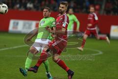 1. BL - Saison 2016/2017 - FC Ingolstadt 04 - VFL Wolfsburg - Lukas Hinterseer (#16 FCI) - Foto: Meyer Jürgen