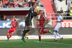 1. BL - Saison 2016/2017 - FC Ingolstadt 04 - TSG 1899 Hoffenheim - Ørjan Nyland (#26 FCI) fängt den Ball sicher - Foto: Meyer Jürgen