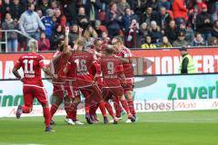 1. Bundesliga - Fußball - FC Ingolstadt 04 - Borussia Dortmund - Almog Cohen (36, FCI) trifft zum 1:0 Tor Jubel