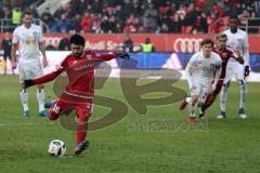 1. Bundesliga - Fußball - FC Ingolstadt 04 - Hamburger SV HSV - Elfmeter Tor Almog Cohen (36, FCI)