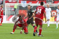 1. BL - Saison 2016/2017 - FC Ingolstadt 04 - TSG 1899 Hoffenheim - Roger de Oliveira Bernardo (#8 FCI) - Marvin Matip (#34 FCI) - Foto: Meyer Jürgen