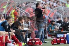 1. Bundesliga - Fußball - FC Ingolstadt 04 - TSG 1899 Hoffenheim 1:2 - am Spielfeldrand Cheftrainer Markus Kauczinski (FCI) ratlos