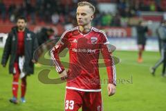 1. BL - Saison 2016/2017 - FC Ingolstadt 04 - 1.FC Köln - Florent Hadergjonaj (#33 FCI) nach dem Spiel - Foto: Meyer Jürgen