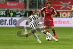 1. Bundesliga - Fußball - FC Ingolstadt 04 - Eintracht Frankfurt - Omar Mascarell (39 Frankfurt) und Pascal Groß (10, FCI)