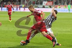 1. Bundesliga - Fußball - FC Ingolstadt 04 - Eintracht Frankfurt - 0:2 - Lukas Hinterseer (16, FCI) Szabolcs Huszti (8 Frankfurt)